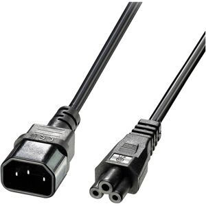 Lindy Power Extension Cable - C14 / C5 - 2 M Black Lindy Power Extension Cable - C14 / C5 - 2 M Black