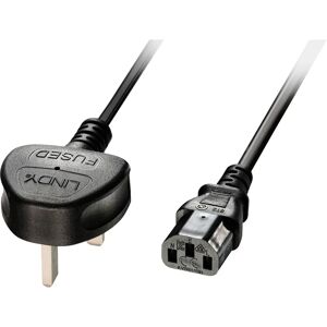 Lindy 30435 Cavo di alimentazione - 5m UK 3 Pin a IEC C13 Lindy 30435 Cavo di alimentazione - 5m UK 3 Pin a IEC C13