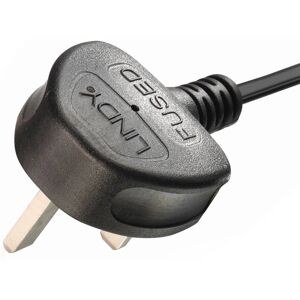 Lindy UK Power Cable - 1m, Black, Power Plug G, C7 - Power Cable Lindy UK Power Cable - 1m, Black, Power Plug G, C7 - Power Cable