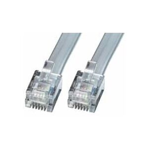 Lindy RJ12 Kabel - 2m - Grau - Kabel Lindy RJ12 Kabel - 2m - Grau - Kabel