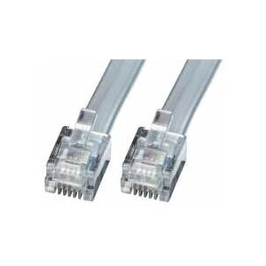 Lindy RJ-12 Kabel - 5 m Grau Lindy RJ-12 Kabel - 5 m Grau