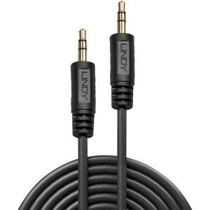 Lindy 35645 Audio Cable - Black - 7.5m - Stereo Jack Lindy 35645 Audio Cable - Black - 7.5m - Stereo Jack
