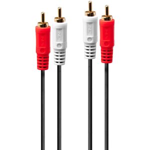 Cavo audio Lindy 35663 - 2 x RCA - Nero Cavo audio Lindy 35663 - 2 x RCA - Nero