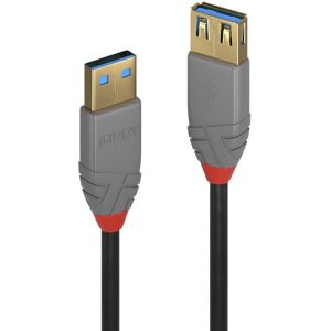 Lindy USB Extension Cable - Black - 1m - USB 3.2 Gen 1 Lindy USB Extension Cable - Black - 1m - USB 3.2 Gen 1