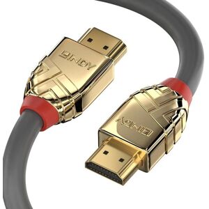 Lindy 37863 HDMI Cable - Grey - High Speed, Ethernet, 3m Lindy 37863 HDMI Cable - Grey - High Speed, Ethernet, 3m