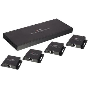 Lindy KVM Extender - 70m HDMI & IR - Black Lindy KVM Extender - 70m HDMI & IR - Black