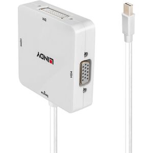 Lindy Mini-DisplayPort to HDMI, DVI & VGA Converter - 4K 60Hz Lindy Mini-DisplayPort to HDMI, DVI & VGA Converter - 4K 60Hz