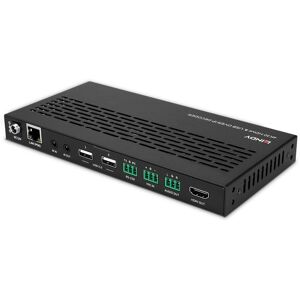Lindy Black AV Extender - HDMI & USB over IP System Lindy Black AV Extender - HDMI & USB over IP System