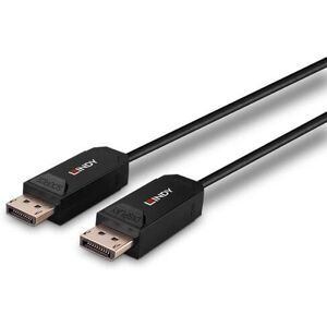 Lindy 38525 Hybrid DisplayPort-kaapeli 50m Musta Lindy 38525 Hybrid DisplayPort-kaapeli 50m Musta