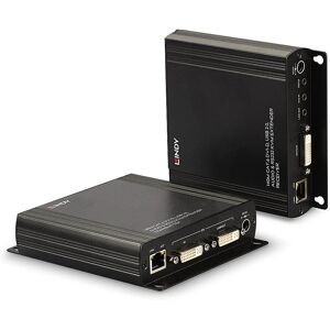Lindy KVM Extender - 140m DVI-D, USB 2.0, Audio, RS-232 Lindy KVM Extender - 140m DVI-D, USB 2.0, Audio, RS-232
