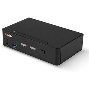Lindy 39312 KVM switch - 8K Ultra HD, 2 USB 3.0, DisplayPort 1.4 Lindy 39312 KVM switch - 8K Ultra HD, 2 USB 3.0, DisplayPort 1.4