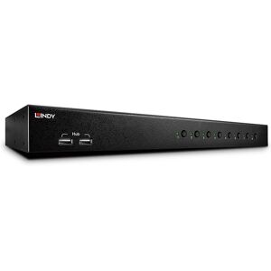 Lindy 39317 Black KVM switch - Supports 8 PCs, DVI, Audio, USB 2.0 Lindy 39317 Black KVM switch - Supports 8 PCs, DVI, Audio, USB 2.0