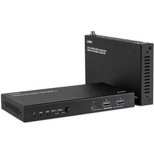Lindy 39365 Nätverksförlängare - 100m Ethernet USB 3.2 HDMI 4K60 Lindy 39365 Nätverksförlängare - 100m Ethernet USB 3.2 HDMI 4K60
