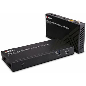 Lindy Model 39384 KVM Extender - 4K HDMI, USB, IR, PoC Lindy Model 39384 KVM Extender - 4K HDMI, USB, IR, PoC