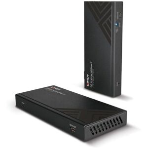 Lindy Brand Model 39385 KVM Extender - DisplayPort, USB, IR, RS-232 Lindy Brand Model 39385 KVM Extender - DisplayPort, USB, IR, RS-232