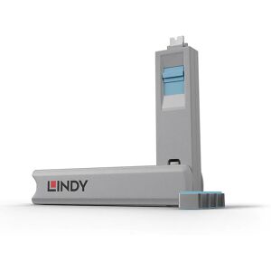 Lindy 40465 Portbloker - USB Type-C Blå Lindy 40465 Portbloker - USB Type-C Blå
