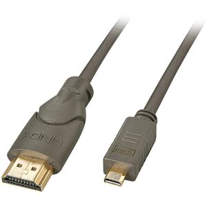Lindy 41353 HDMI Cable - Micro HDMI to HDMI 2m Lindy 41353 HDMI Cable - Micro HDMI to HDMI 2m