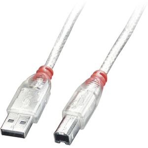 Lindy USB Cable - 0.5m Type A to B Gray Lindy USB Cable - 0.5m Type A to B Gray