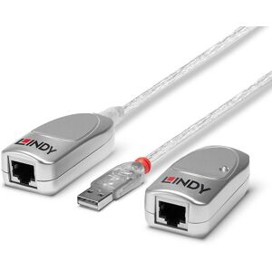 Lindy USB Extender - Cat5 USB Extender - Gray - Interface cards/adapter Lindy USB Extender - Cat5 USB Extender - Gray - Interface cards/adapter