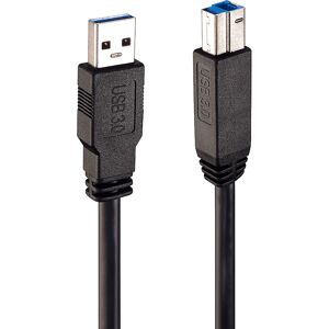 Lindy USB-kabel - 10m Aktiv USB 3.0 A-B - Svart Lindy USB-kabel - 10m Aktiv USB 3.0 A-B - Svart