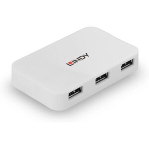 Lindy 43143 USB Hub - 4 Porty Białe - USB 3.0/3.1 Gen 1 Lindy 43143 USB Hub - 4 Porty Białe - USB 3.0/3.1 Gen 1
