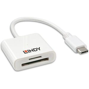 Lindy 43185 Lettore di schede USB-C Bianco Lindy 43185 Lettore di schede USB-C Bianco