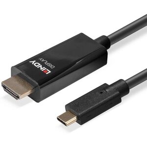 Lindy USB Type-C to HDMI 4K60 Adapter Cable - Black Lindy USB Type-C to HDMI 4K60 Adapter Cable - Black