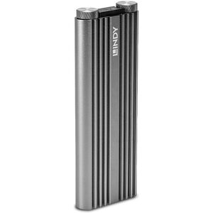 Obudowa Lindy M.2 NVMe srebrna - Dysk pamięci Obudowa Lindy M.2 NVMe srebrna - Dysk pamięci