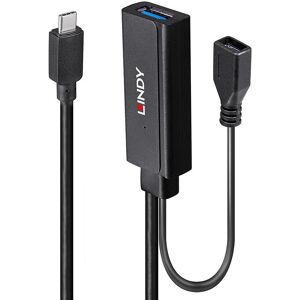 Lindy USB 3.2 Gen 1 Active Extension Cable - Black Lindy USB 3.2 Gen 1 Active Extension Cable - Black