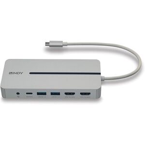 Lindy 43360 Laptop Docking Station - Dual 4K HDMI, USB-C, 100W PD Lindy 43360 Laptop Docking Station - Dual 4K HDMI, USB-C, 100W PD