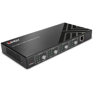 Lindy USB 3.2 Gen 1 Matrix Switch - 4x4 - Black Lindy USB 3.2 Gen 1 Matrix Switch - 4x4 - Black