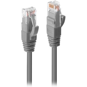 Lindy 45405 Network Cable - Grey - 5m - Cat6 U/UTP Lindy 45405 Network Cable - Grey - 5m - Cat6 U/UTP