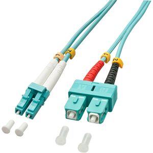 Lindy 3.0m OM3 LC - SC Duplex Fiber Optic Cable Lindy 3.0m OM3 LC - SC Duplex Fiber Optic Cable