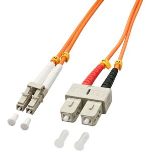 Lindy Lindy 5.0m OM2 LC - SC Duplex Fiber Optic Cable Lindy Lindy 5.0m OM2 LC - SC Duplex Fiber Optic Cable