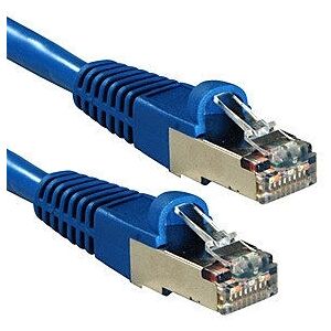 Lindy 47154 Network Cable - 15m, Blue, CAT6a, S/FTP Lindy 47154 Network Cable - 15m, Blue, CAT6a, S/FTP