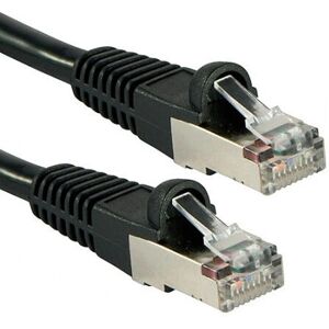 Lindy 47177 Network Cable - Black, 1m, Cat6 S/FTP Lindy 47177 Network Cable - Black, 1m, Cat6 S/FTP