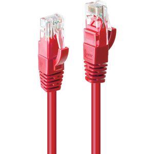 Lindy 48032 Network Cable - Red 1m U/UTP Cat6 Lindy 48032 Network Cable - Red 1m U/UTP Cat6