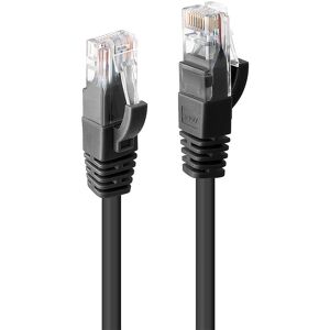 Lindy 48077 Black 1m Cat6 U/UTP Network Cable - Networking Cable Lindy 48077 Black 1m Cat6 U/UTP Network Cable - Networking Cable