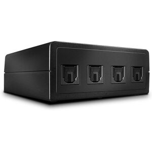 Lindy 70437 Audio Switch - Black - 4 Port Optical Lindy 70437 Audio Switch - Black - 4 Port Optical