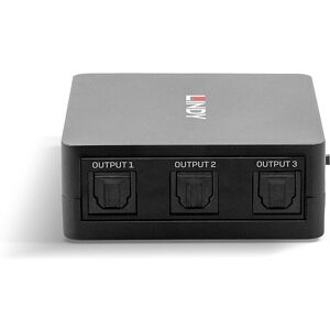 Lindy 70480 Audio Splitter - 3 Ports - Black Lindy 70480 Audio Splitter - 3 Ports - Black