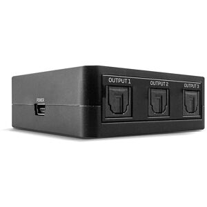 Lindy 70480 Audio Splitter - 3 Poorten - Zwart Lindy 70480 Audio Splitter - 3 Poorten - Zwart