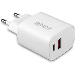 Lindy 73413 Mobile Device Charger - Supports 20W USB-C & A Fast Charging Lindy 73413 Mobile Device Charger - Supports 20W USB-C & A Fast Charging