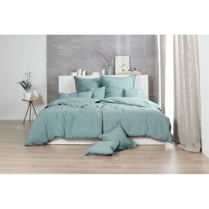 PRIMERA Grün Stone-Washed Bettwäsche-Set - Bett & Kissenbezug PRIMERA Grün Stone-Washed Bettwäsche-Set - Bett & Kissenbezug