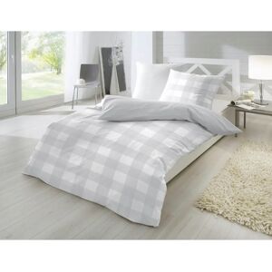 PRIMERA Basic Perkal Bettwäsche-Set - Modernes Karodesign PRIMERA Basic Perkal Bettwäsche-Set - Modernes Karodesign