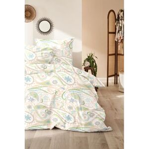 Höffner Pastell Paisley Mako-Satin Bettwäsche-Set - Bettwäsche Höffner Pastell Paisley Mako-Satin Bettwäsche-Set - Bettwäsche