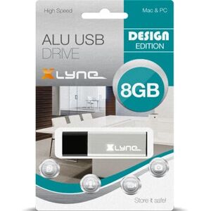 Xlyne ALU 8GB USB Stick - Silber - USB 2.0 Xlyne ALU 8GB USB Stick - Silber - USB 2.0