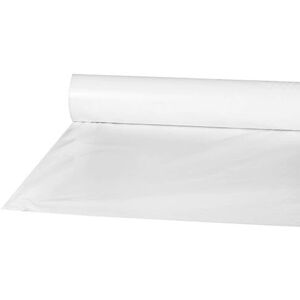 Papstar 10589 Durable LDPE Tablecloth - 50m x 0.8m - White Papstar 10589 Durable LDPE Tablecloth - 50m x 0.8m - White