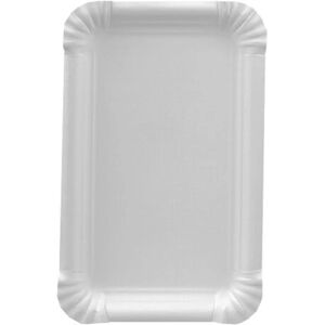 Papstar 11057 White Rectangular Paper Dining Plate - 250 pcs Papstar 11057 White Rectangular Paper Dining Plate - 250 pcs
