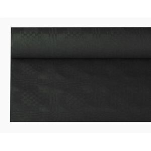 Papstar 11351 Black Disposable Rectangular Paper Tablecloth Papstar 11351 Black Disposable Rectangular Paper Tablecloth
