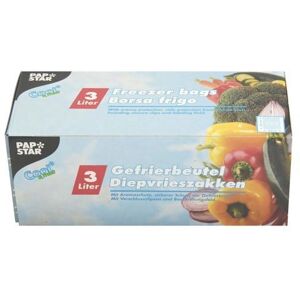Papstar 14158 Sac de stockage alimentaire - 3 L, 75 pièces, Transparent Papstar 14158 Sac de stockage alimentaire - 3 L, 75 pièces, Transparent
